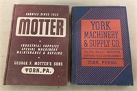(2) York Machinery,Motter Books