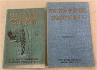 (2) Fitz Water Wheel Co,Hanover PA Books