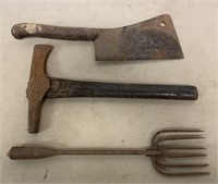 lot of 3 Cleaver,Gig,Axe