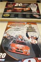 2 Nascar Posters on Wood