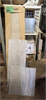 Plastic Shelving Unit w/ Various Tile