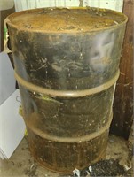 Vintage Metal Barrel 34"x23" (Mystery Contents)