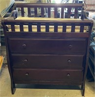 Wooden Baby Changing Station/3-Drawer Dresser