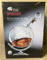 Wine Enthusiast Etched Wine Decanter Kit