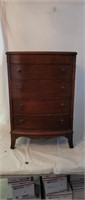 Antique Caswell-Runyan Mahogany Sewing Cabinet