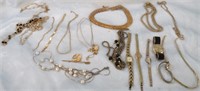 VARIETY GOLD FILLED COSTUME JEWELRY