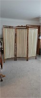 Pine Trifold Dressing Screen