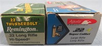 2 BOXES 22 LONG RIFLE AMMO*NEW