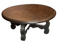 Antique Dark Wood Coffee Table