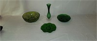 Anchor Hocking Emerald Green Glassware