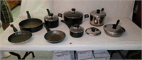 Revere Ware and T-Fal Pots and Pans