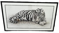 Siberian Tiger Print by Jan Henderso