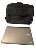Acer Chromebook & Black Work Bag