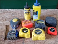 Tape measures & chalk line supplies