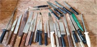 Knives, paring, butcher, various brands