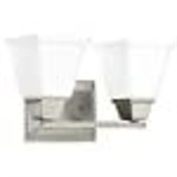 Clifton Heights Collection 2-Light Etched Glass Cr