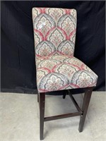 Single upholstered modern classic barstool chair