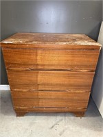 Mid century chest solid wood