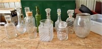 Bottles & decanters, various designs