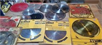 Saw blades, used, various sizes
