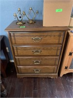 4 DRAWER UPRIGHT CHEST OF DRAWERS DRESSER