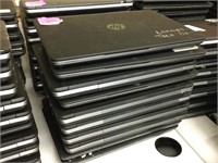 Stack of 10 HP laptops