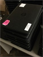 Stack of 10 HP laptops