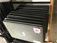 Stack of 10 HP laptops