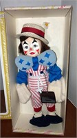 D4) Dolls: Effanbee Faith Wick Clown-mint in box.