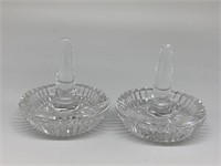 Pair of Waterford Crystal Ring Holders.