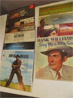 10pc Vintage Country Western Album Collection