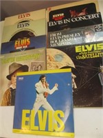 9pc Elvis Presley Vintage Album Collection