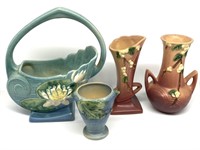 Roseville Art Pottery Vases.