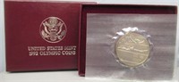 1992 US Olympic UNC Half Dollar with Box and COA.