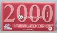2000-D US Mint UNC Coin Set.