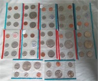 Collection of (12) UNC Mint Sets. Dates Include: