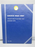Partial Lincoln Head Cent Book 1941-1961.