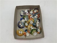 French Quarters New Orleans Lady Face Brooches