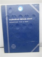 Partial Canadian Small Cent Book 1970-Present.