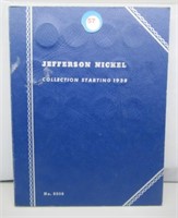 Partial Jefferson Nickel Book.
