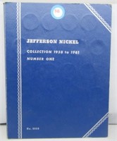 Partial Jefferson Nickel Book 1938-1961.