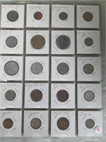 (20) Various Foreign Coins.