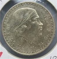 1948 Un Silver Peso.