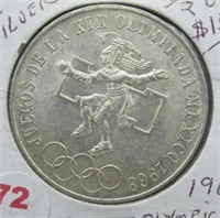 1968 Mexican Silver 25 Pesos.