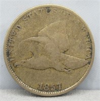 1857 Flying Eagle 1 Cent.