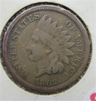 1862 Indian Head Penny.