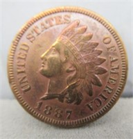 1887 Indian Head Penny.