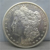 1880-S Morgan Silver Dollar.