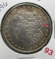 1896 Morgan Silver Dollar.