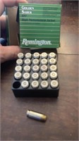 REMINGTON 40 SMITH AND WESSON GOLDEN SABER. BOX